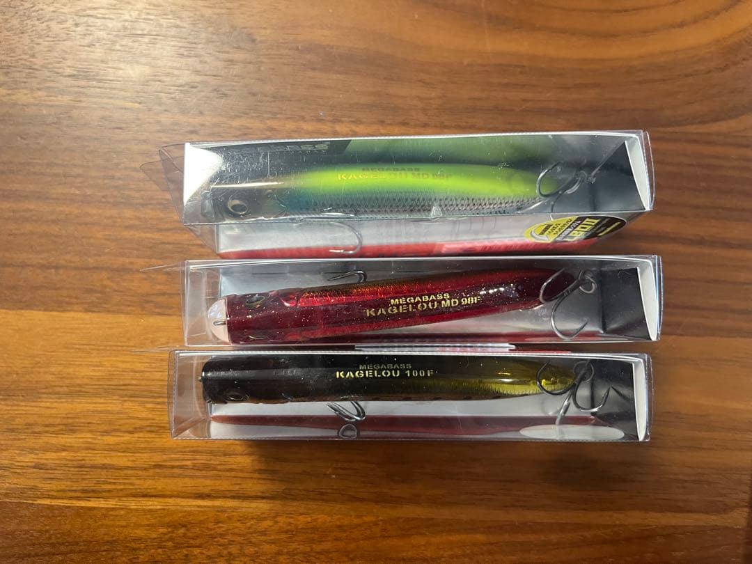 メガバス　カゲロウ　MD98F 100F 3本まとめてセット