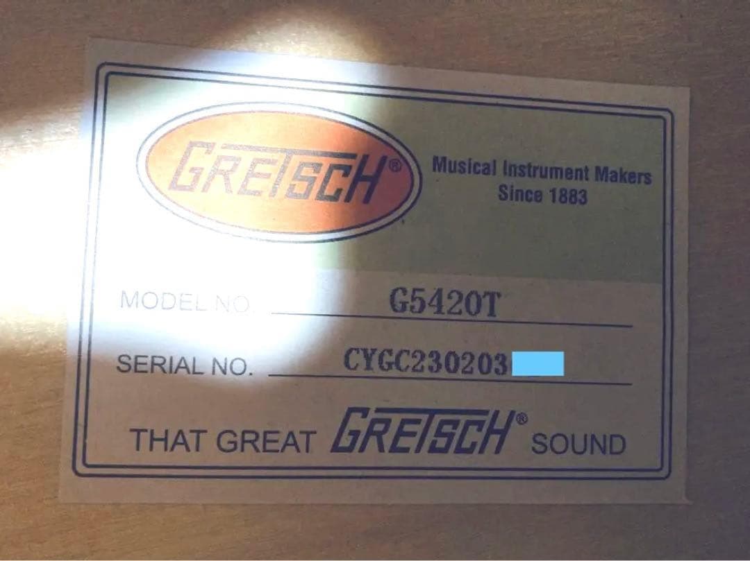 めざし　GRETSCH G5420T Electromatic セミアコ