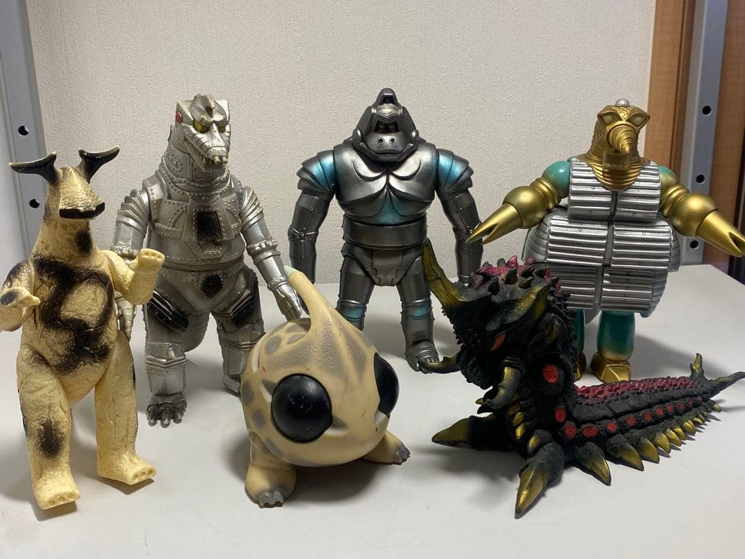 フィギュアソフビ　モゲラ　バトラ　メカニコング　エレキング　メカゴジラ　他