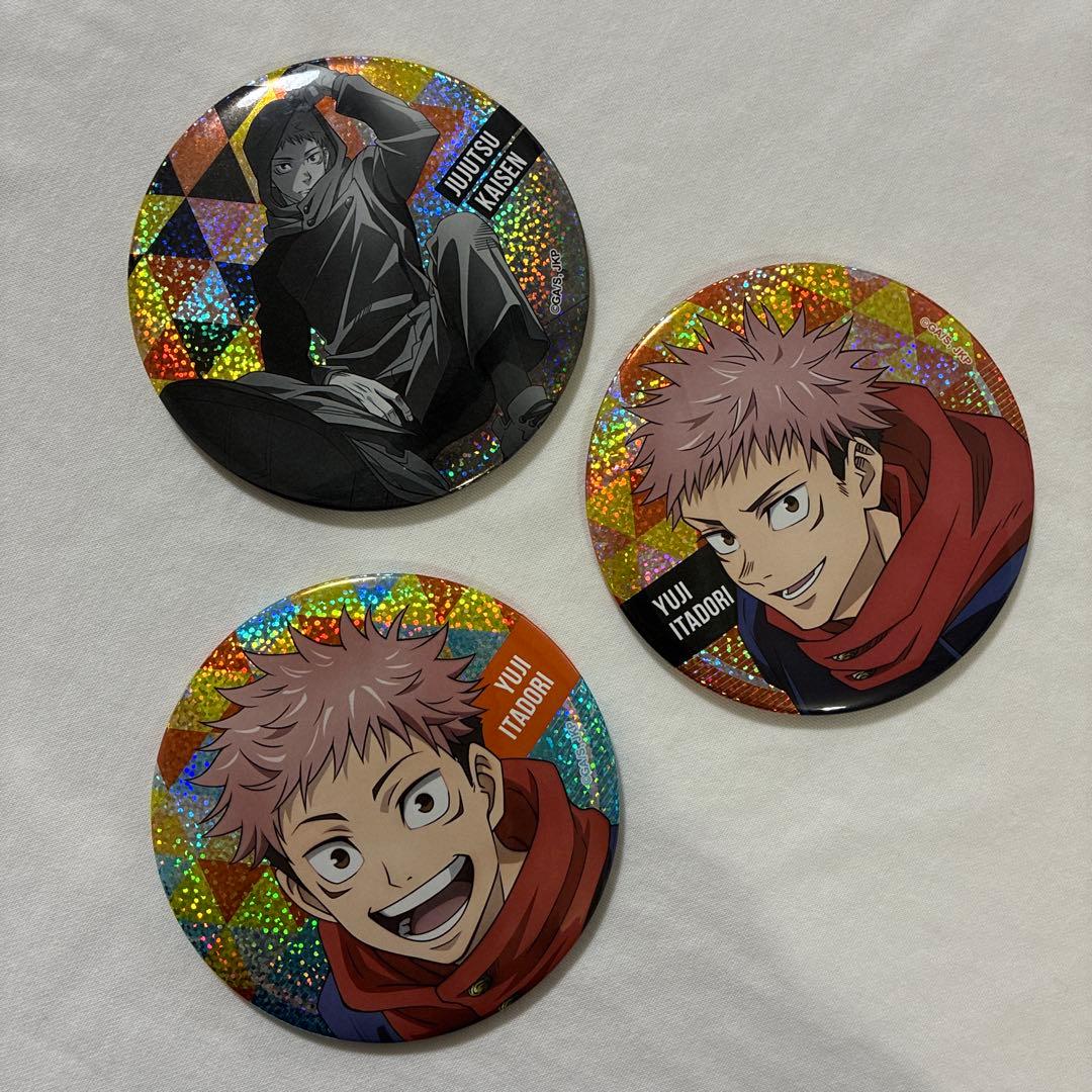 呪術廻戦　缶バッジ　虎杖悠仁