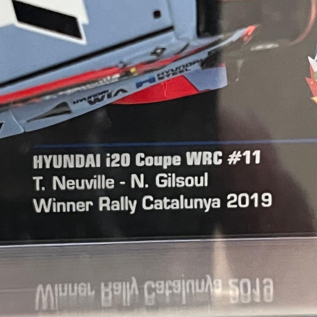 【新品 未開封】　Hyundai i20 Coupe WRCミニカー 1/43