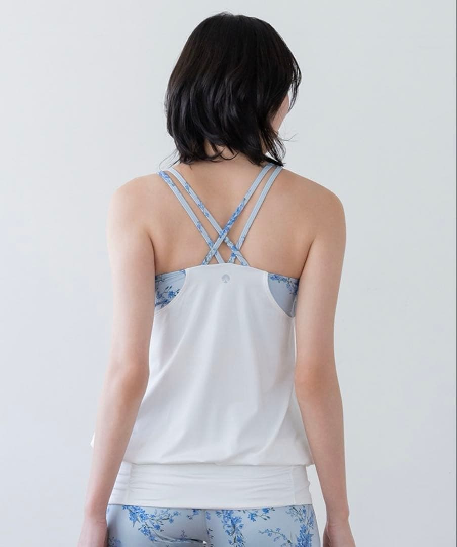 【値下げ】SUKALA 新品 スプリングフラワーキャミソール L LAVA ヨガ