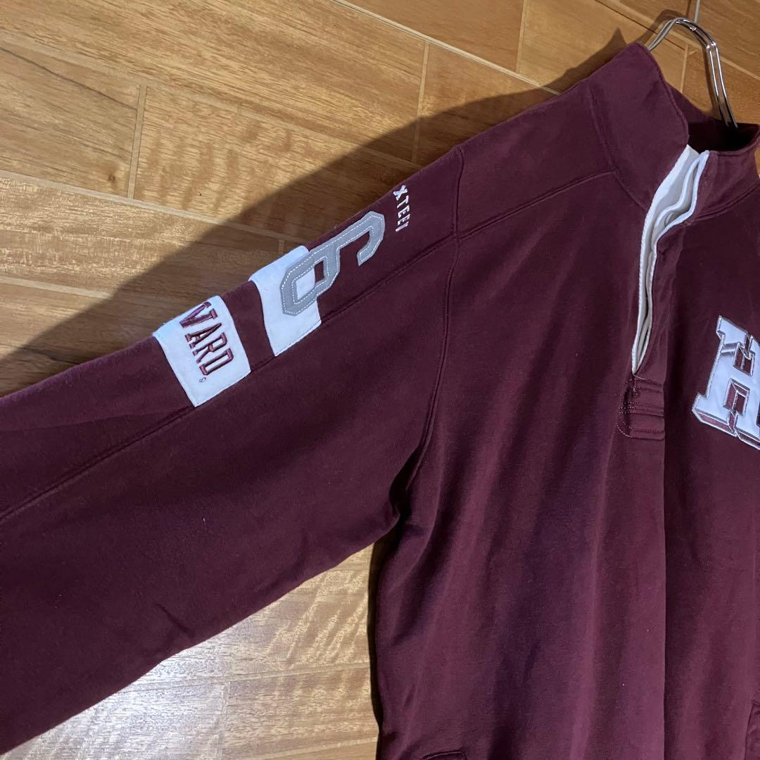 HARVARD CRIMSON ラガーシャツ　チャンピオン　赤　白　36 XL