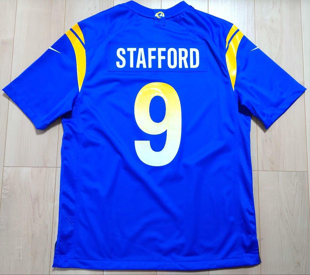 NFL ラムズ マシュー・スタッフォード NIKE レプリカジャージ【LG】