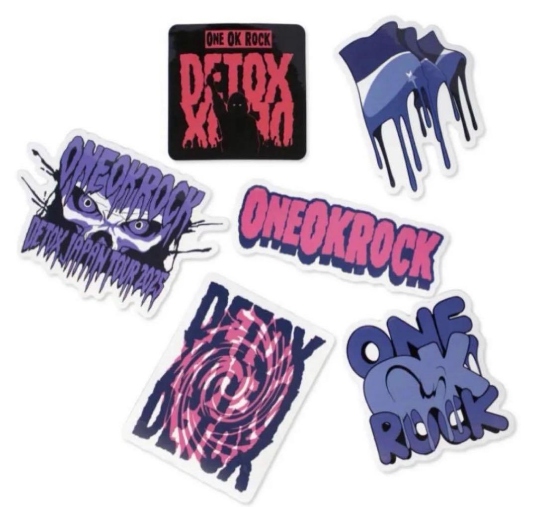 one ok rock 2025 detox ステッカー　ラバーバンド　Tシャツ