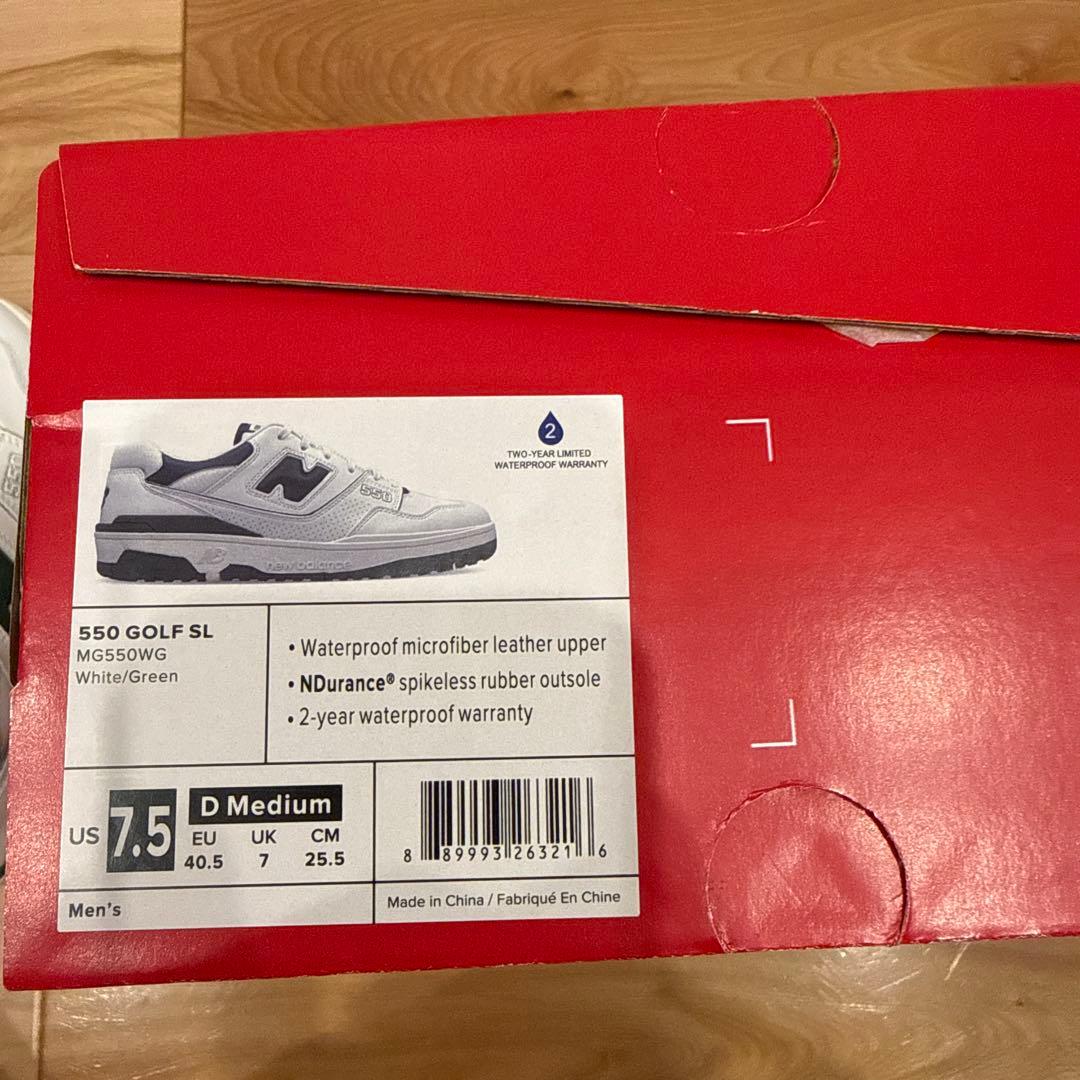 マルボンゴルフ　NEW BALANCE 550 GOLF SHOE
