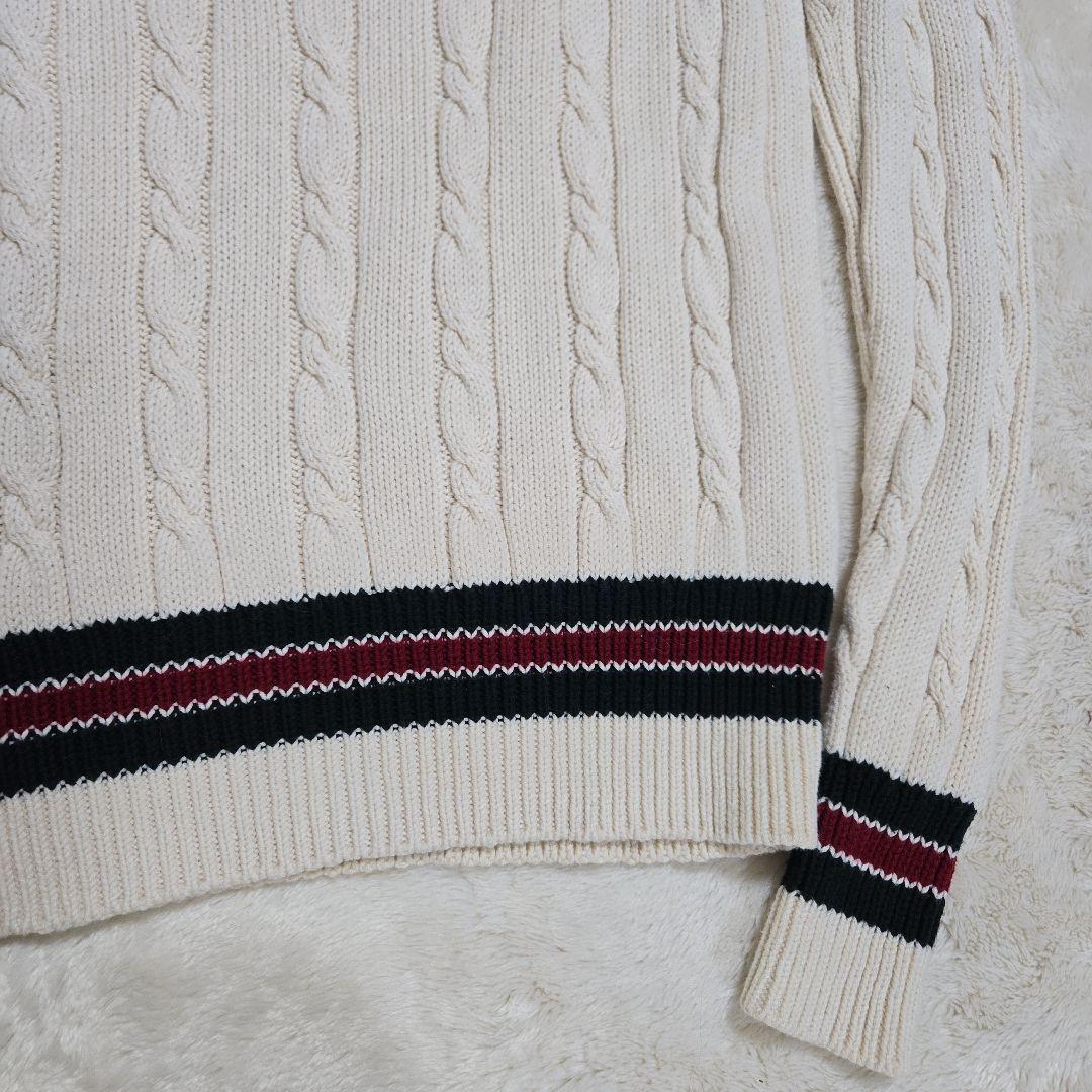 abingdon boys school セーター ケーブルニット ワッペン