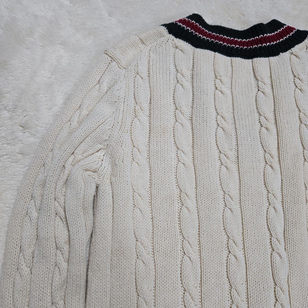 abingdon boys school セーター ケーブルニット ワッペン