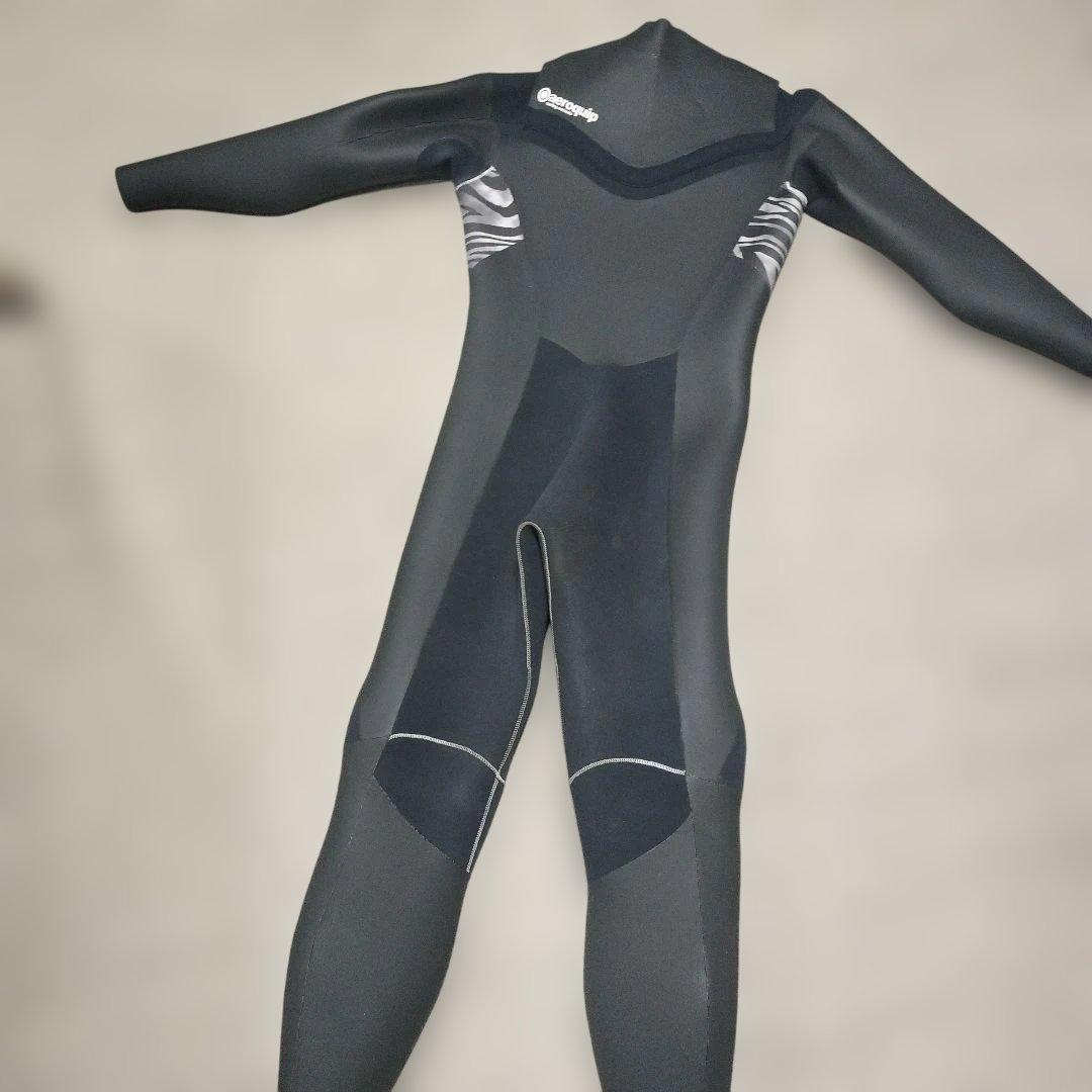 aero quipフルスーツ5ミリ3ミリMLB ゼブラ柄170センチ73キロ着用