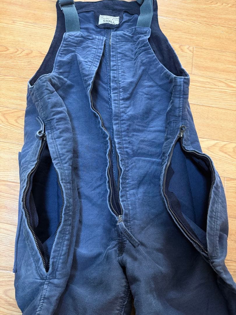 米軍 実物 最初期N-1 デッキパンツ ブルー