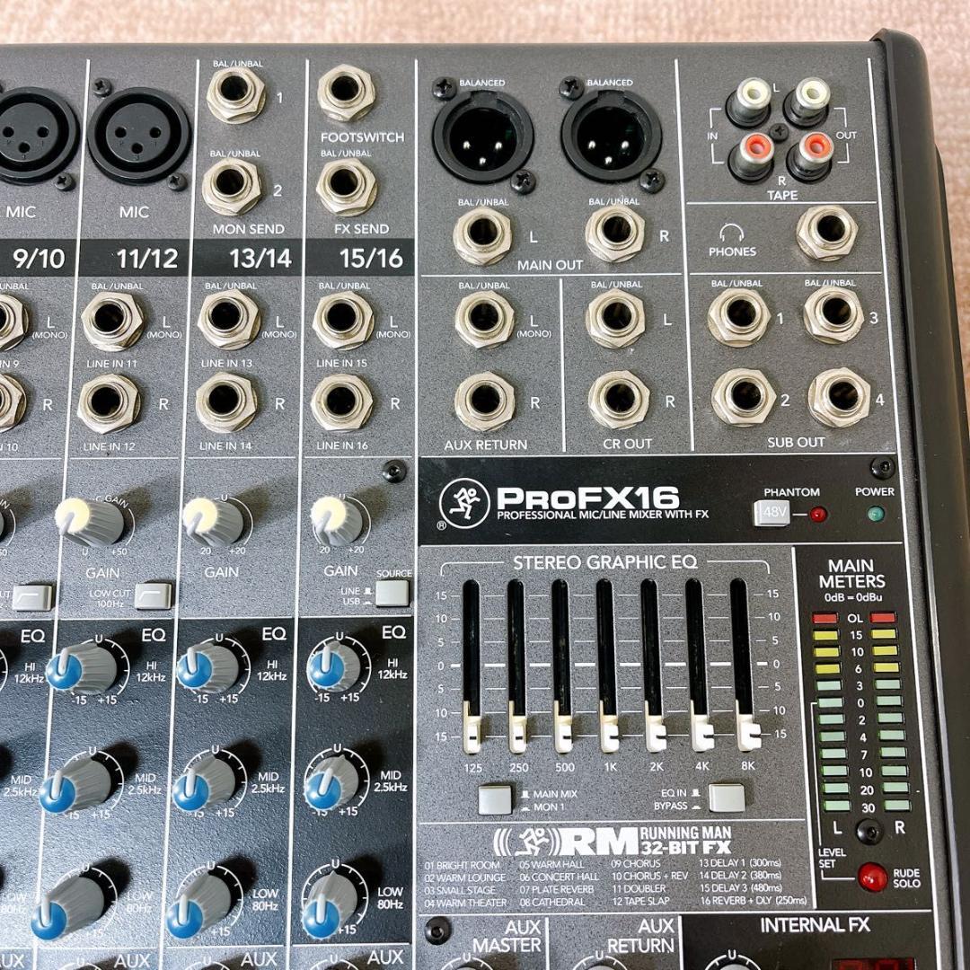 MACKIE マッキー PROFX16 アナログミキサー 16チャンネル 4バス