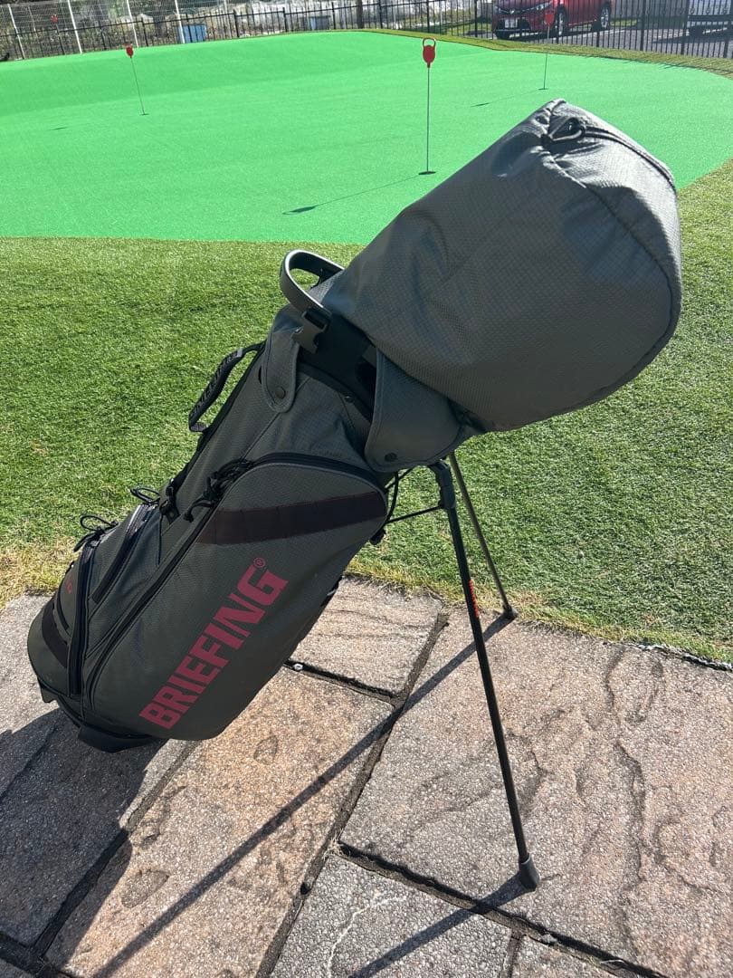 BRIEFING キャディバッグ スタンド付き