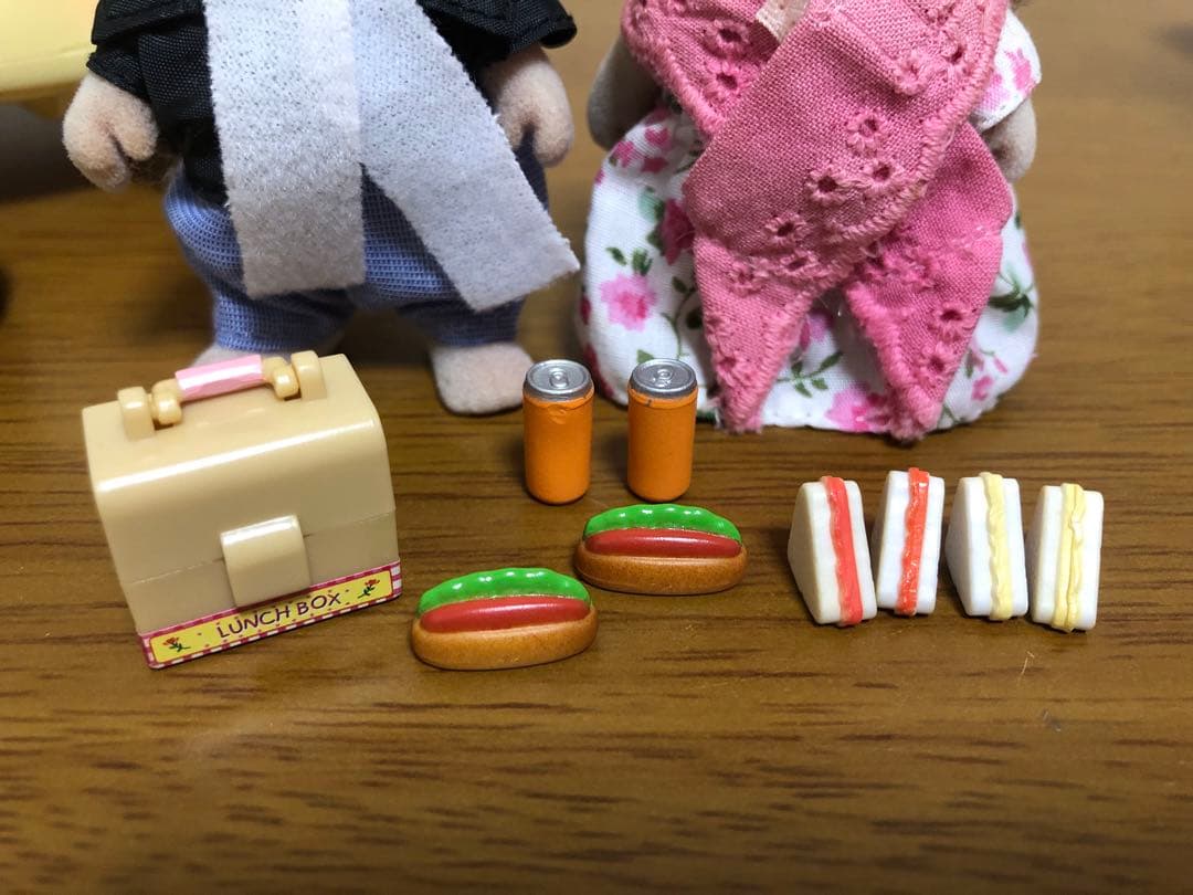 シルバニアファミリーアライグマ 海外版 モーターサイクル&サイドカー