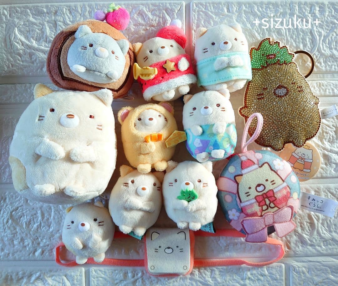 【豪華80点】すみっコぐらし とかげ ねこ 家具他 てのりぬいぐるみ まとめ売り