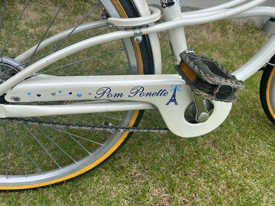 あさひ　ASAHI フェリーク Jr 24インチ　自転車　クリーム色