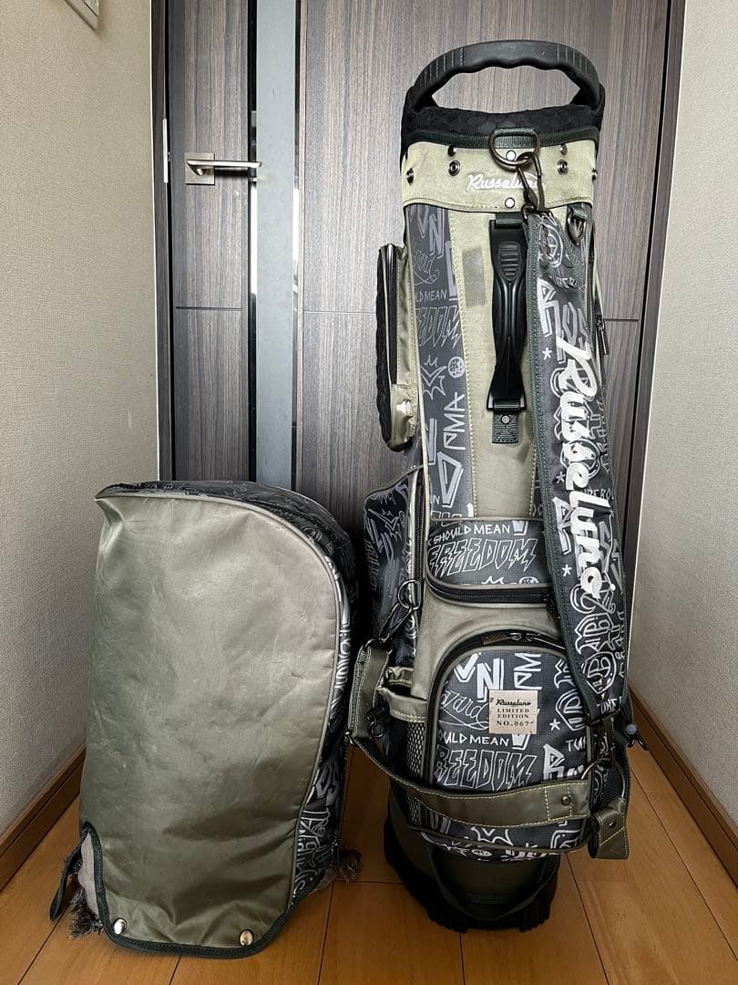 専用　限定品　良品ラッセルノRusseluno スタンド型キャディバッグ　バック
