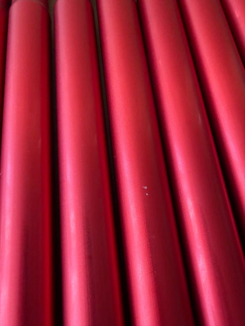 スノーピーク ウイングポール レッド 240 2本 ③ USED