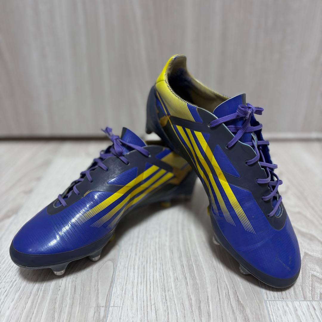 ※希少 販売終了adidas RS7 スパイクシューズ 紫/黄 25cm