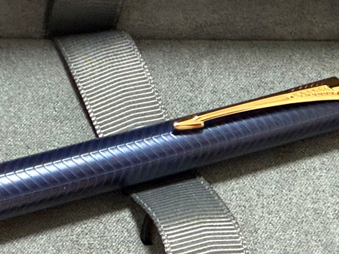 PARKER ボールペン デュオフォールド プレステージ ブルーシェブロンGT