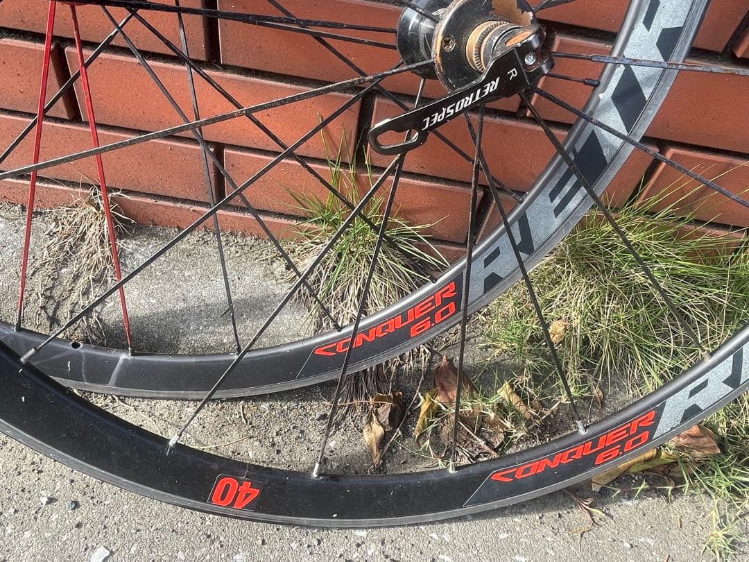 RETROSPEC CONQUER 6.0 40mm アルミホイール前後セット