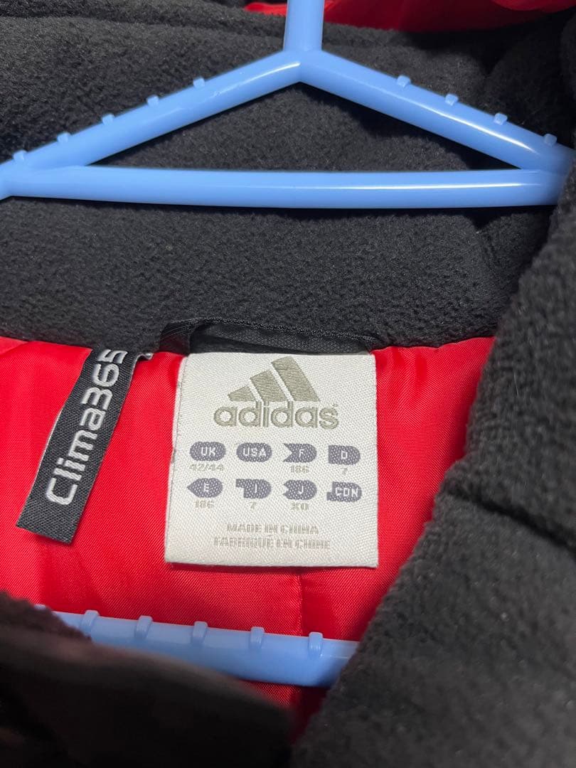 adidas アディダス　ベンチコート　ACミラン　チャンピオンズリーグ