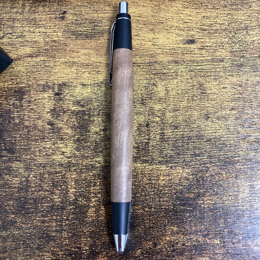 yossy67野原工芸　新型　シルバー金具　胡桃のシャープペンシル