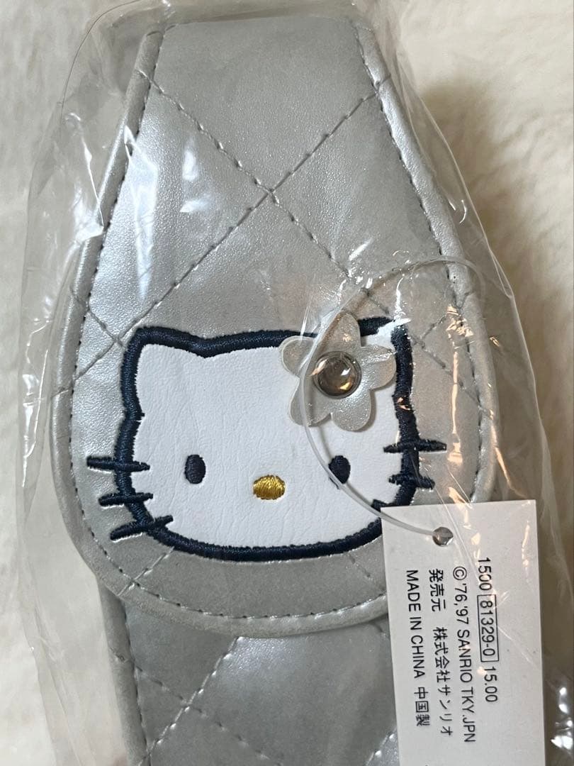 1997年 新品・未開封★超希少 シルバー キルト キティ 当時物 ケース