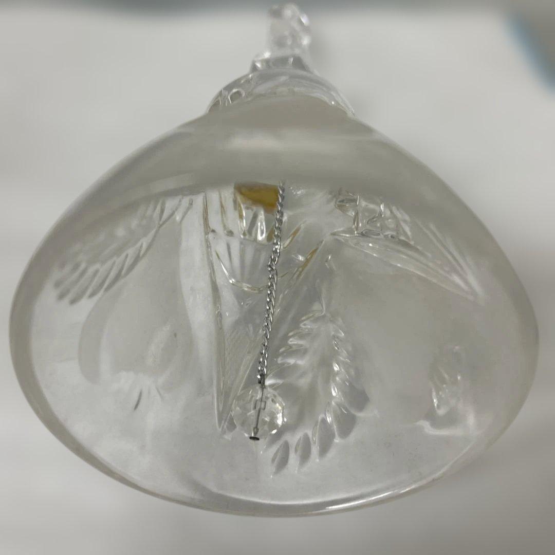 西ドイツ製　カットガラス ハンドベル