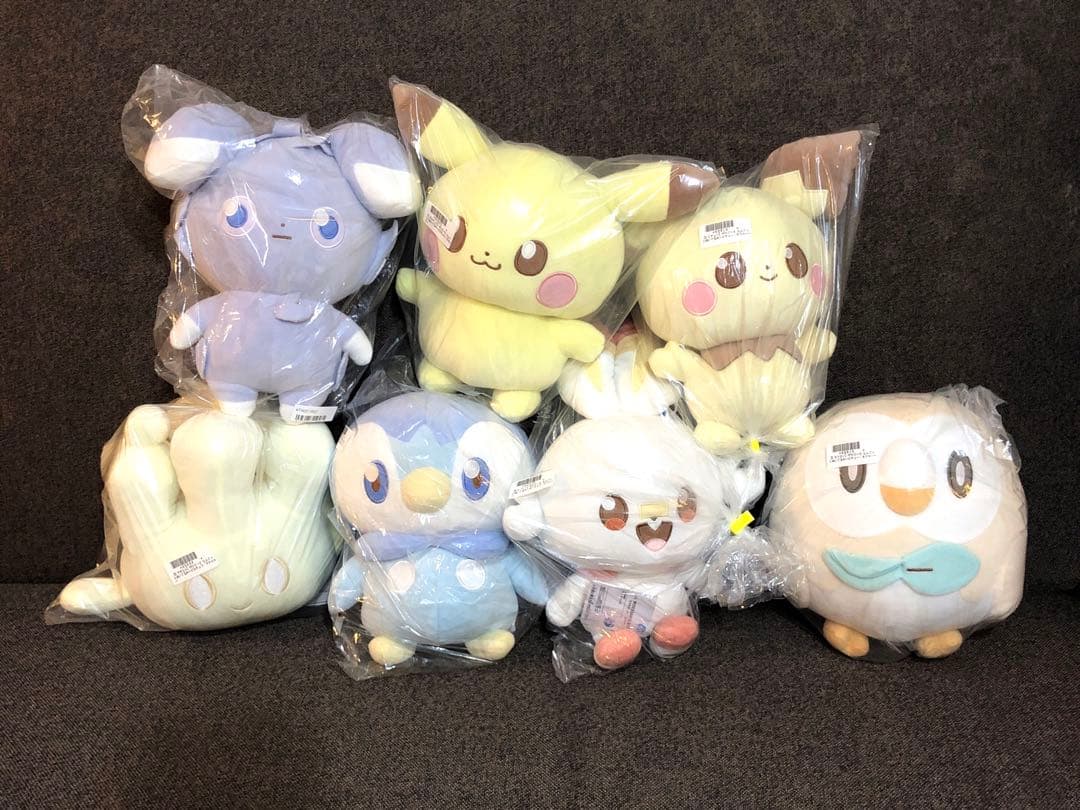 ポケピース　もふぐっとぬいぐるみ　7点セット