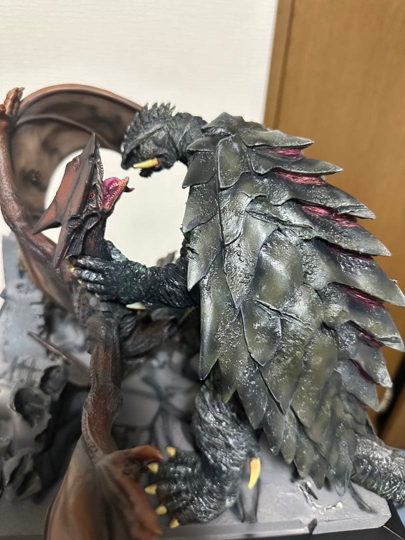 海洋堂　ガメラ3 ギャオス駆除イメージジオラマ　ソフビ完成品