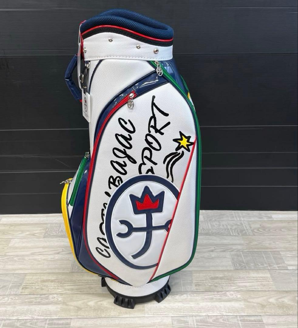 【新品】カステルバジャック CBC036 キャディバッグ 7235381302白