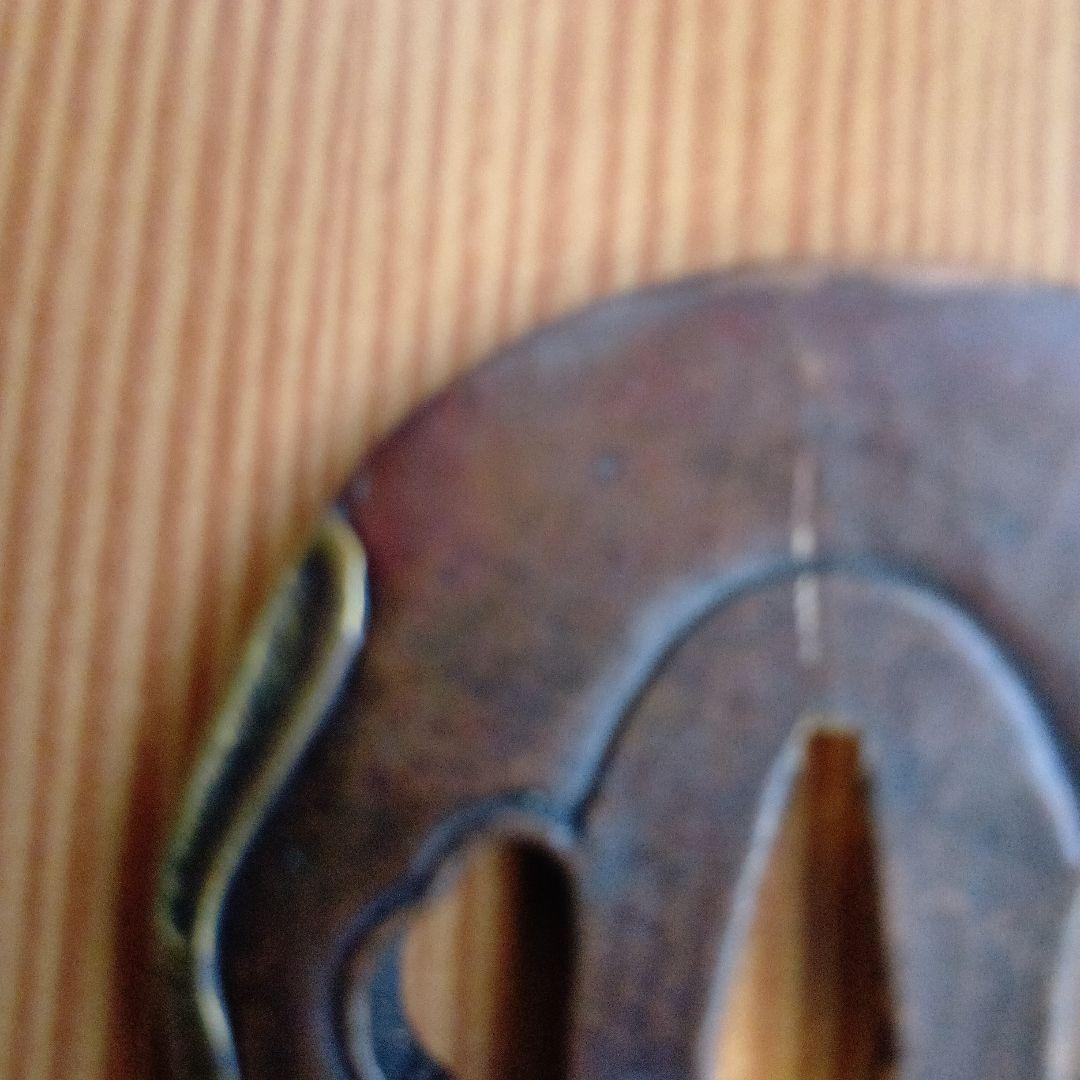 ウサギデザイン 鍔(つば) 金属製