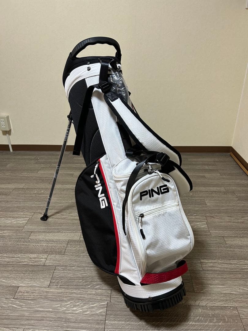 PINGのHoofer Liteスタンドキャディバッグ　トリコロール　未使用品