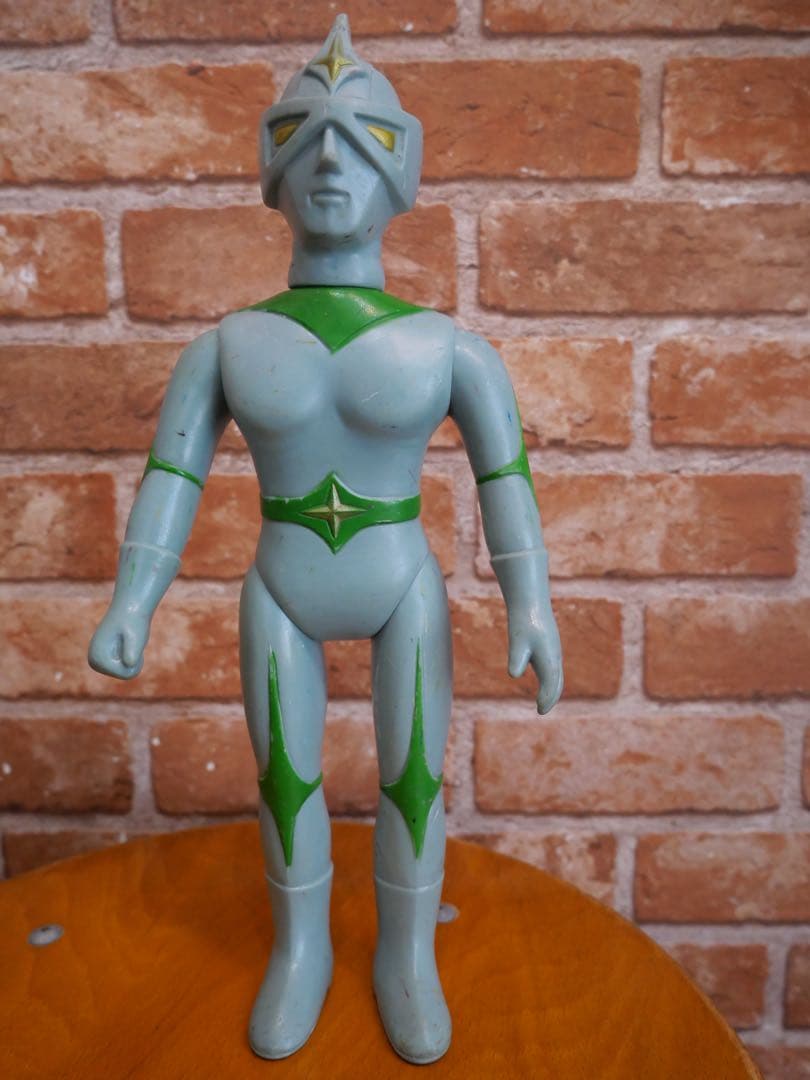 当時物　ミラーマン　ブルマァク　ソフビ　約29cm