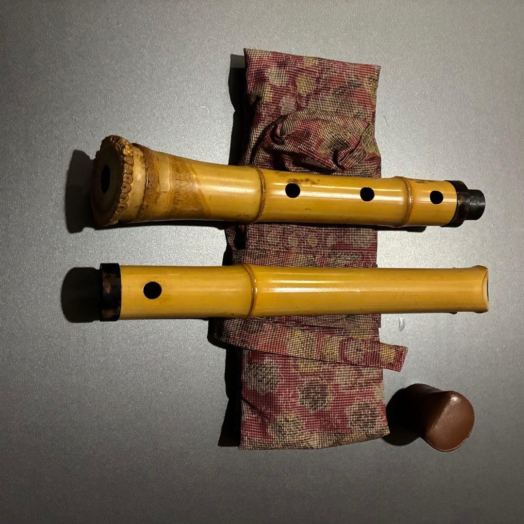 都山流1尺８寸在銘(一真)尺八