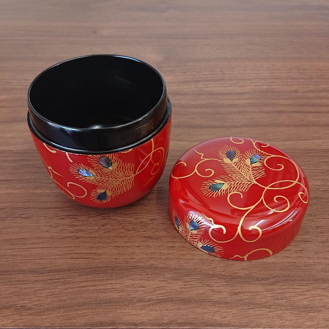 【能作】加賀蒔絵師 良斉作 松唐草 中棗