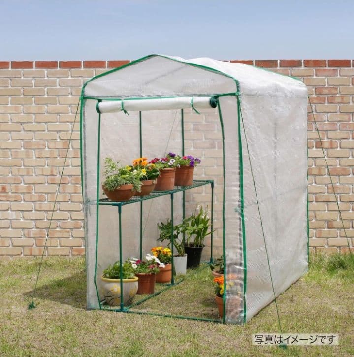 タカショー ビニール温室 特大 棚付き 組立簡単 GRH-N06T つ68