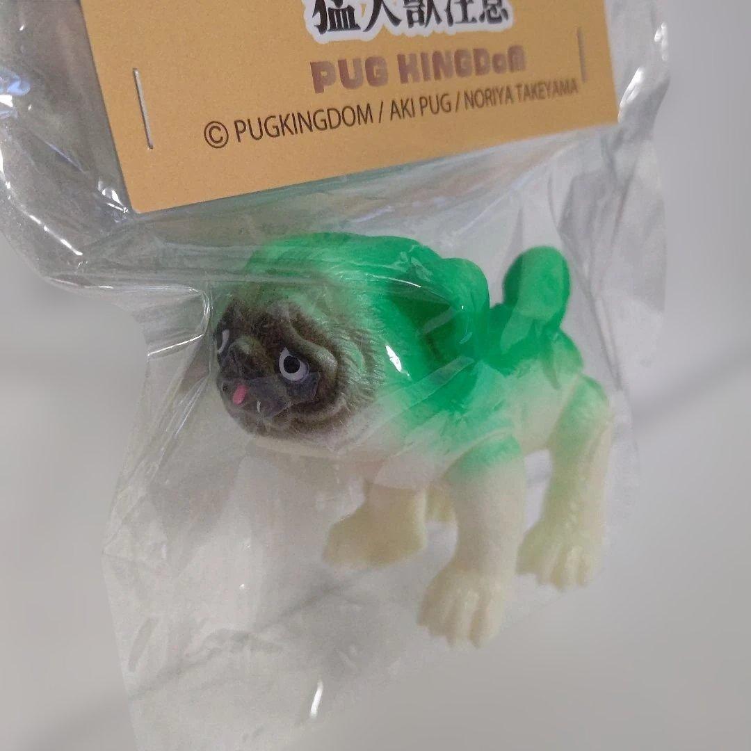 ソフビ PUG JYU パグジュウ 春の新緑ver.
