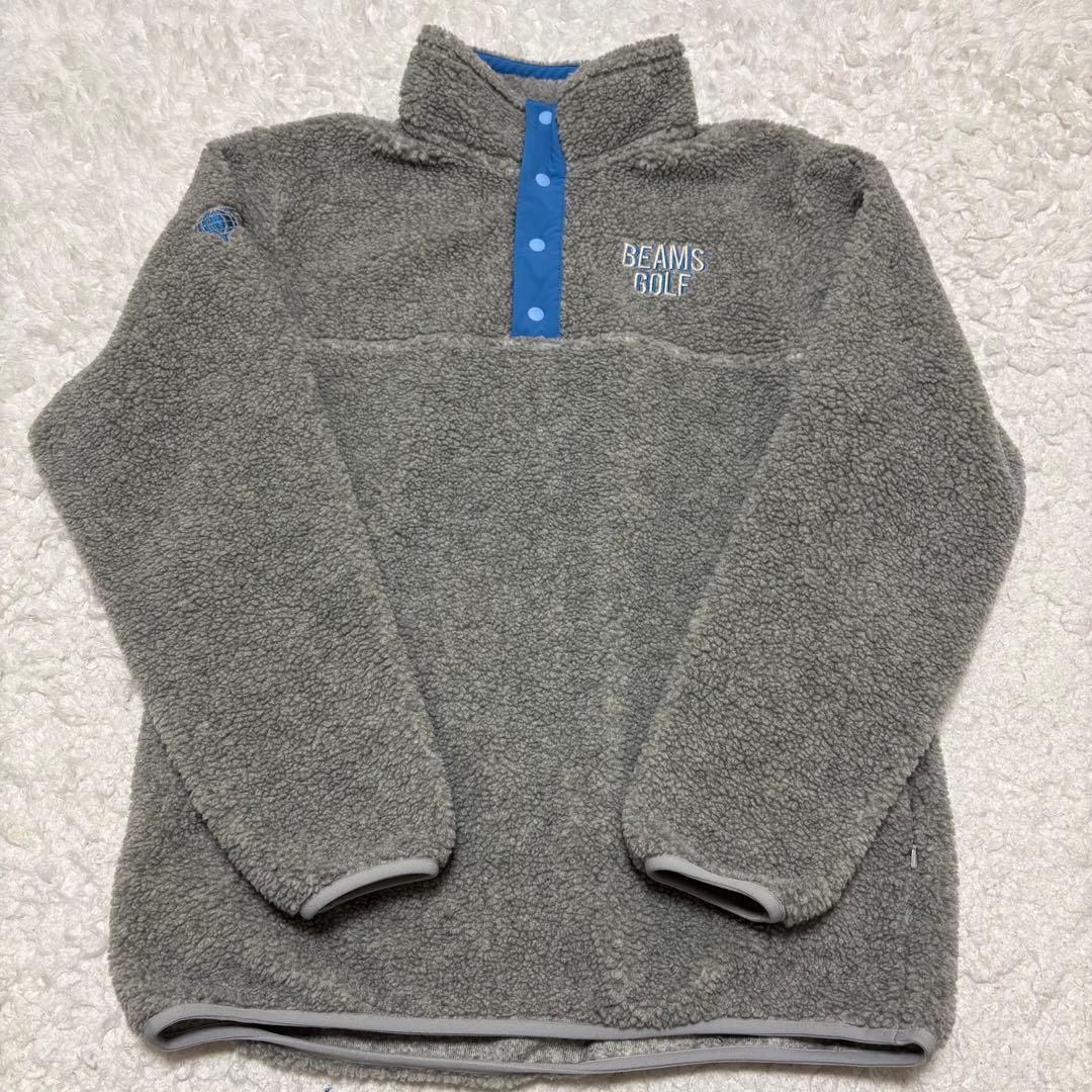 【未使用級✨】ビームスゴルフ 23AW ボアジャケット ロゴ刺繍入 XLサイズ