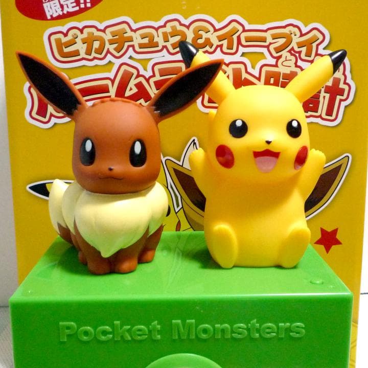 非売品 ピカチュウ＆イーブイ ルームライト時計 ポケモン セブンイレブン限定