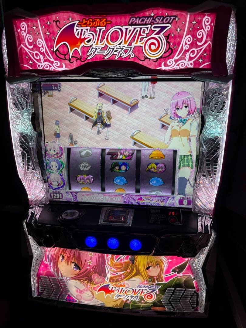 スマスロ「TOLOVEるダークネス」 スロ実機　オートプレイ付き