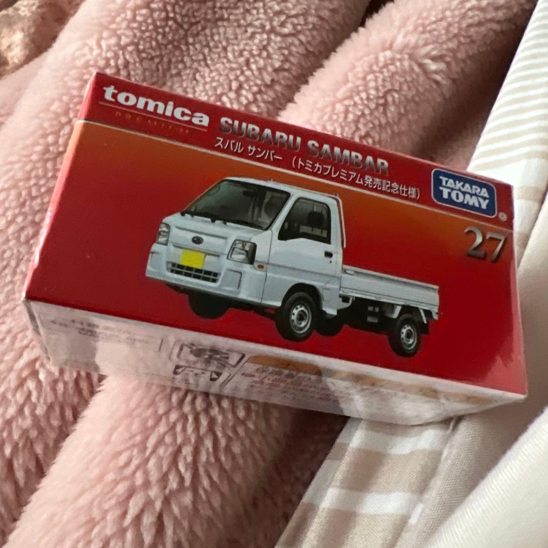 【ガチレア】トミカプレミアム　スバル　サンバー　発売記念仕様