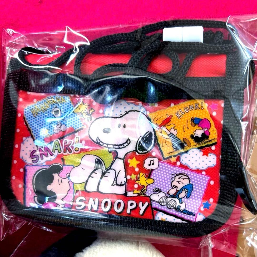 スヌーピー ぬいぐるみ 大きめ　財布　ぬいぐるみ飾り　5点セット H⑧