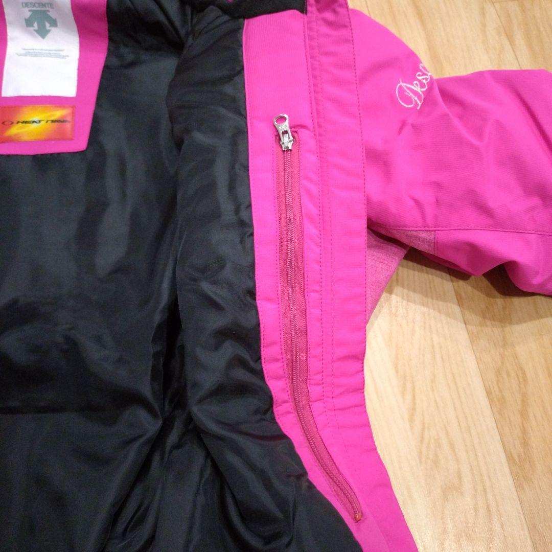 未使用　デサント　レディース　スキーウェア　スノボウェア　上下セット　M ピンク