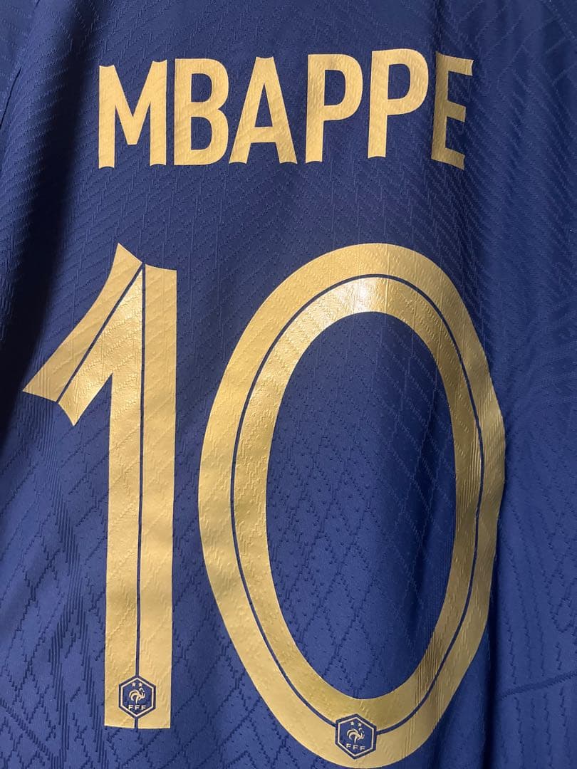 正規品　ムバッペ　2022　フランス　ホーム　オーセンティック　カタールW杯