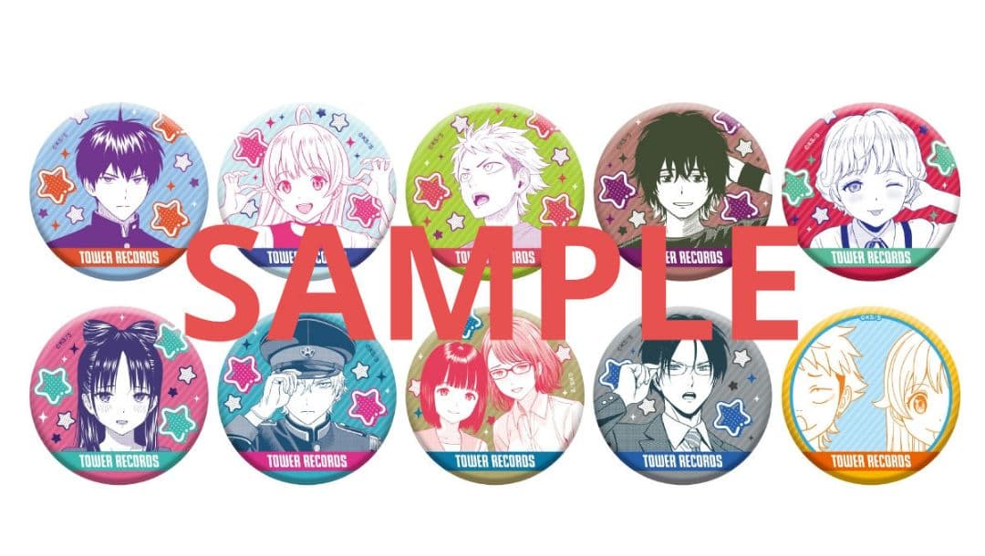 ウィッチウォッチ タワレコ 缶バッジ 全種類 BOX コンプセット 2箱