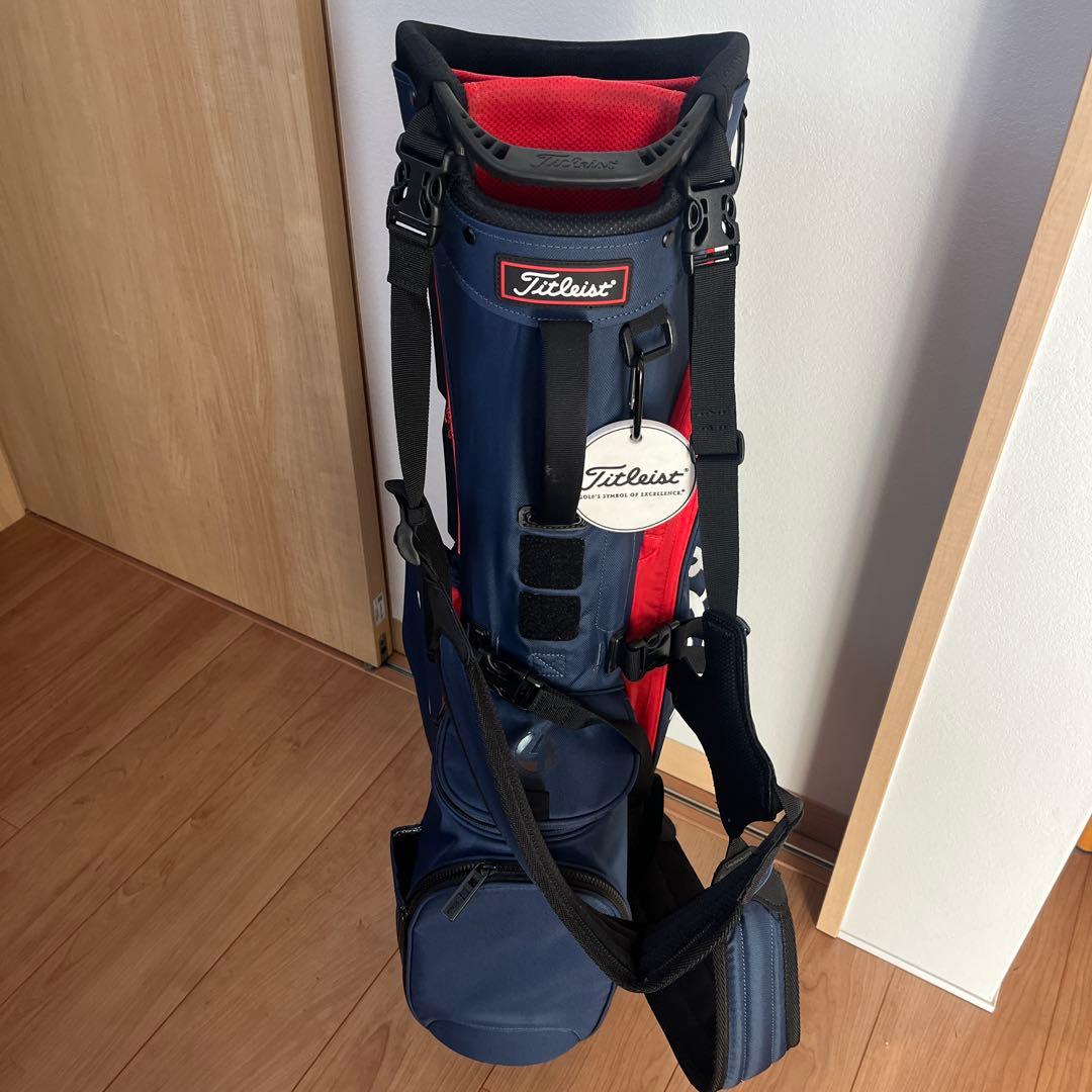 Titleist キャディバッグ (スタンドタイプ) ネイビー/レッド