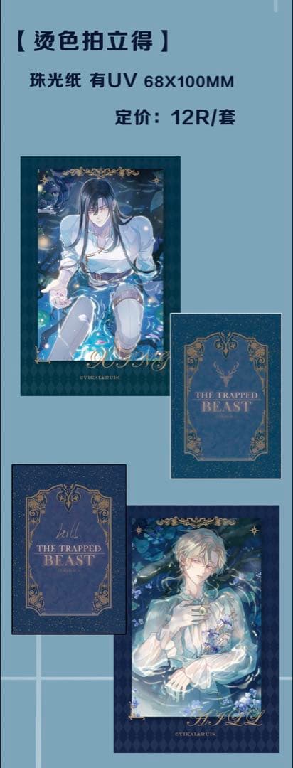 囚われの獣に染まりて　困兽之染 生日周边　セット