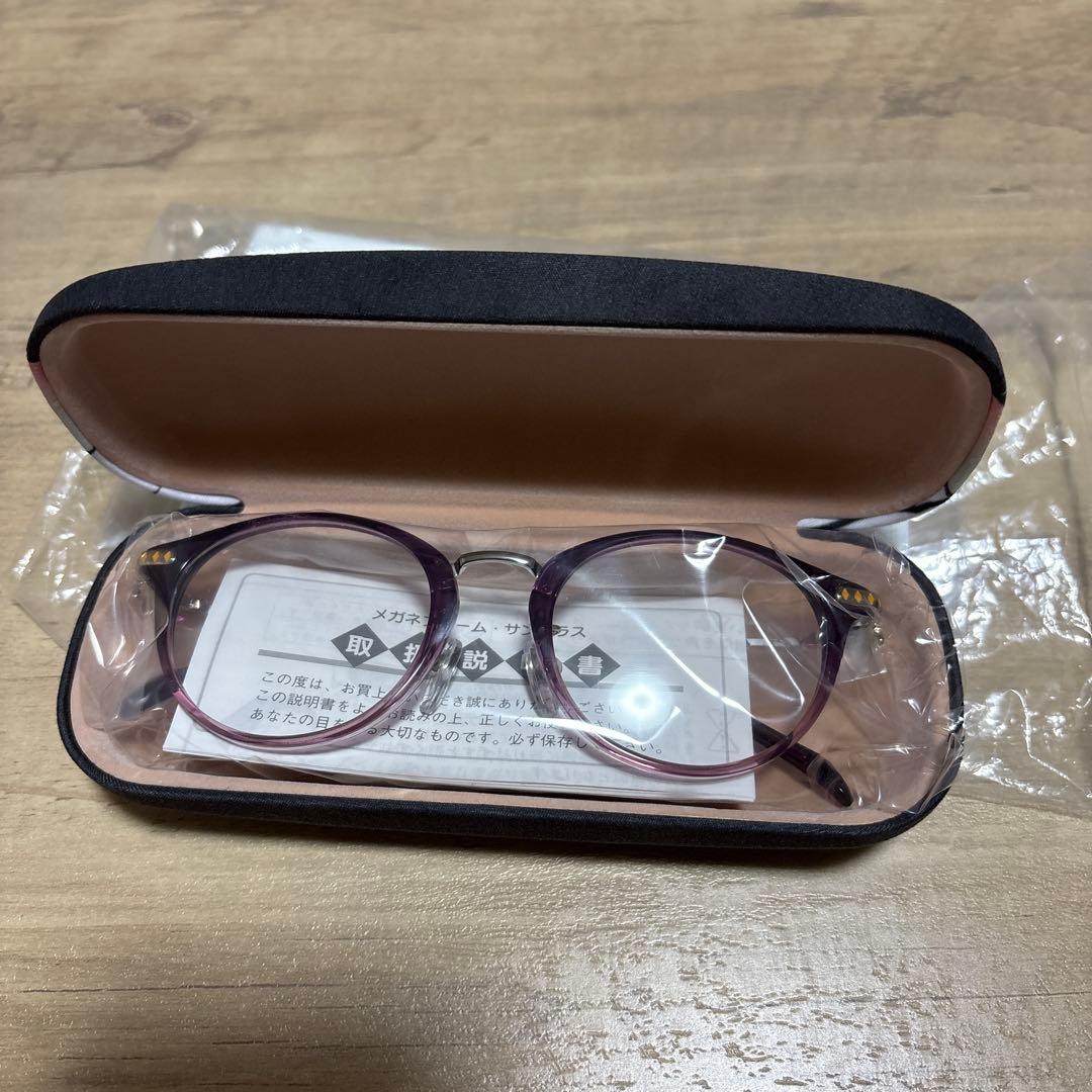 胡蝶しのぶモデル 眼鏡 ケース付き　新品未使用