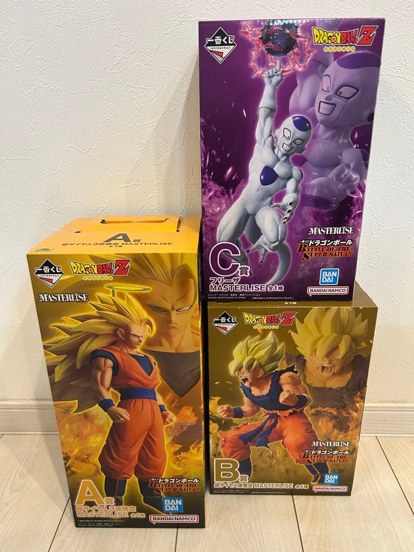 ドラゴンボール　一番くじ　超サイヤ人3セット